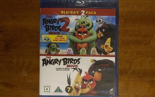 The Angry Bird Movie 1 ja 2 Blu-ray