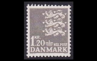 Tanska 400 ** Vaakuna 1,20 kr harmaa (1962)