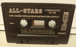 Commodore 64/128 All-Stars kasetti, L, rare
