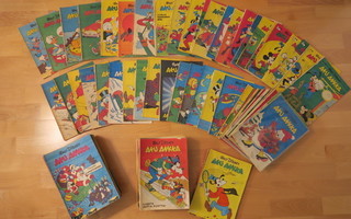 179 kpl Aku Ankka - lehtiä  vuosilta1970 - 1979