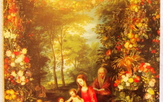 Maria ja lapsi upea taidekortti