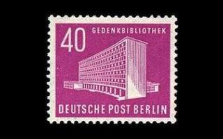 Berlin 122 ** Käyttösarja rakennuksia 40 Pf (1954)