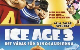 Alvin and the Chipmunks 2 / Ice Age 3 (2xDVD) ALE!