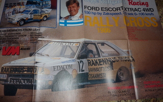 Rallicross Ford Escort  -86 Juliste