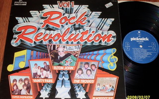 ROCK REVOLUTION - kokoelma - LP 1976 rock & roll EX