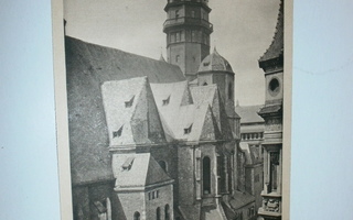 Leipzig, Die Nikolaikirche / Nikolainkirkko, vanha mv kortti