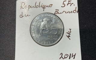 Burundi Republic 5 fr. 2014