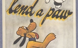 Disney Pluto avuliaana (postikortti)