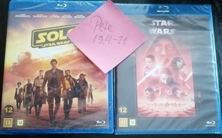 Blu-rayt: Tähtien Sota, Star Wars: The Last Jedi & Solo