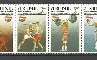 OLYMPIALAISET urheilu sarja ARMENIA 1992 **