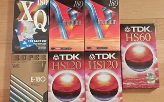 7 x uusi VHS