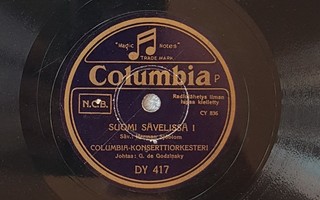 Savikiekko 1942 Columbia Konserttiorkesteri Columbia DY 417