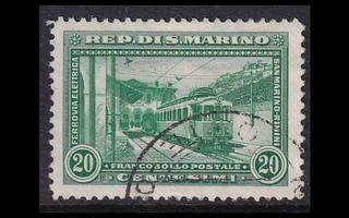 San Marino 180 o Riminin rautatie 20C (1932)