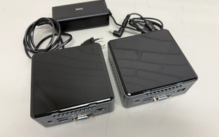 Intel NUC minitietokone x 2