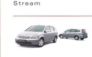 Honda Stream -esite, 2001