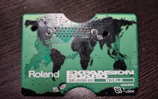 Roland-laajennuskortti SR-JV80-05 World