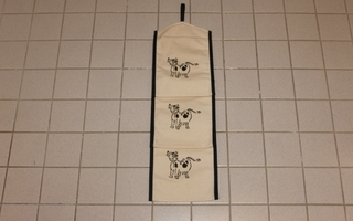 Lehmä WC-paperiteline