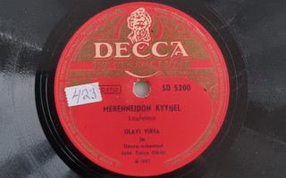 Savikiekko 1953 - Olavi Virta / Metro-Tytöt - Decca SD 5200