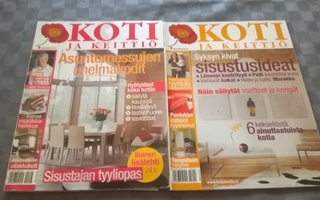 Koti ja keittiö 8/2004 ja 9/2005