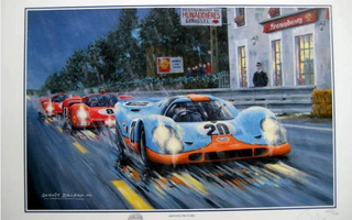 Le Mans - Steve McQeen Fine Art Print "Moving Picture kuva