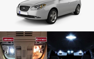 Hyundai Elantra (HD) Sisätilan LED -muutossarja 6000K ; x10