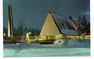 Lahti: Joutjärven kirkko talvella