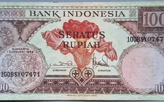 Indonesia 100 Rupiah 1959 P-69