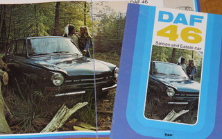 1974 DAF 46 esite - 12 sivua - KUIN UUSI