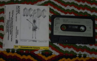 C-kasetti -  AC/DC - Flick Of The Switch - 1983 hard rock EX
