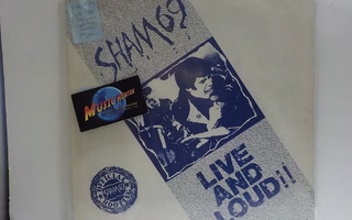 SHAM69 - LIVE AND LOUD M-/M- LP uk-87 1st press