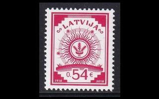 Latvia 1060 ** Postimerkki 100v (2018)