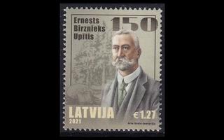 Latvia 1123 ** Kirjailija Ernests Birznieks-Up?tis (2021)