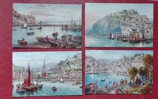 Torquay, satama/laivat: 4. postikortin sarja