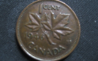 Kanada  1 Cent  1946  KM # 32  Pronssi