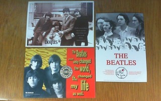 Beatles -fanikortit 3kpl. viralliset Apple-kortit!