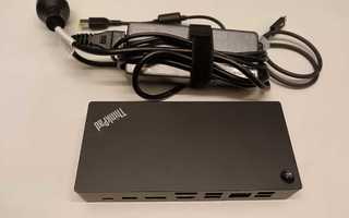 ThinkPad USB-C Dock Gen 2 + 90W laturi ja kaapeli