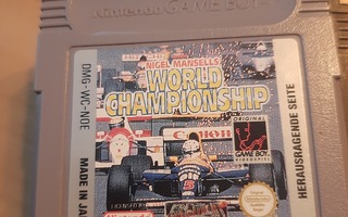 Gameboy Nigel Mansell World Championship