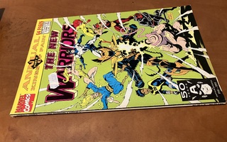 MARVEL THE NEW WARRIORS ANNUAL 1/1991 HYVÄ