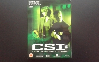 DVD: CSI 2 kausi, jaksot 13-23 3xDVD (2003)
