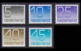 Alankomaat 1065-9 ** Käyttösarja numero (1976)