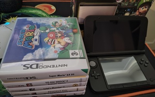 Nintendo 3DS XL Luigi's Mansion 2 Bundle + 4 peliä