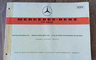 Mercedes-benz om615 varaosakirja