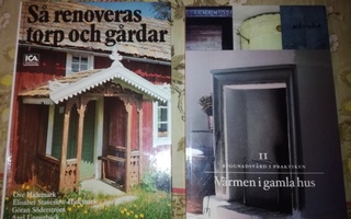 Ruotsinkielisiä vanhojen talojen oppaita med svensk text