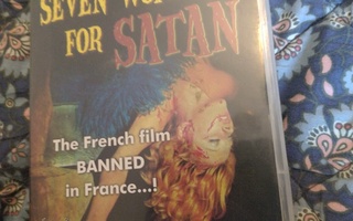 Seven Women For Satan -dvd