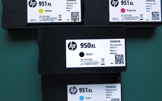 HP alkuperäinen mustekasettisarja 951 ja 950 XL 4kpl