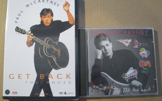PAUL McCARTNEY - Get Back Movie + cd