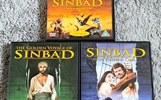 Kolme Sinbad-elokuvaa - DVD (3 levyä)