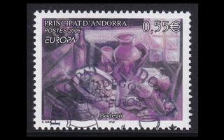 Andorra Fr 629 o Europa gastronomia (2005)