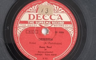 Savikiekko 1948 - Henry Theel - Decca SD 50006
