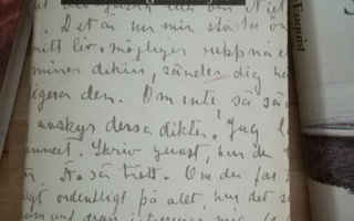 Hagar Olsson: Edith Södergranin kirjeitä